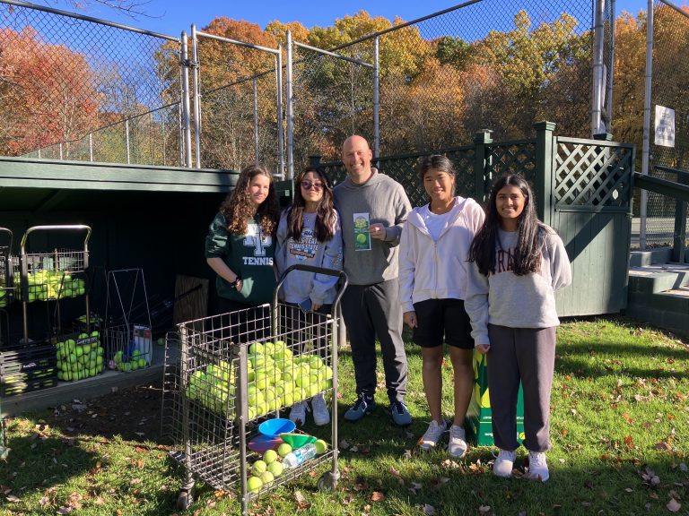 Crestview Swim and Tennis Club donates used tennis balls to Net Love